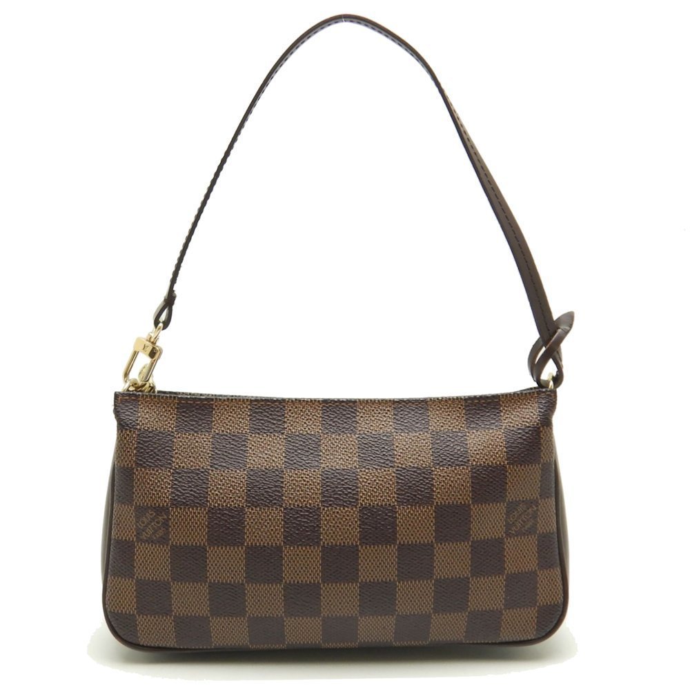 Louis Vuitton Damier Navona Ebene Handbag Brown Accessory Pouch